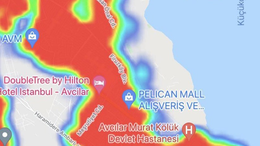 Vaka patlaması İstanbul'un ilçe haritalarına böyle yansıdı