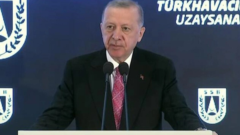 Cumhurbaşkanı Erdoğan, TUSAŞ’ın toplu açılış töreninde konuştu