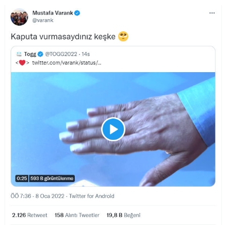 Mustafa Varank'tan TOGG'un videosuna yanıt: Kaputa... - Sayfa 2