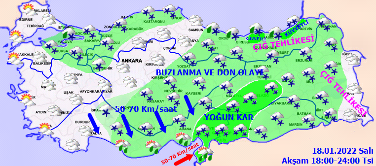 Meteoroloji'den önemli uyarılar! 19 Ocak Hava Durumu nasıl olacak? - Sayfa 1