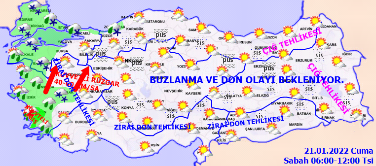 Kuvvetli kar yağışı ve don uyarısı! 21 Ocak Cuma Hava Durumu - Sayfa 3