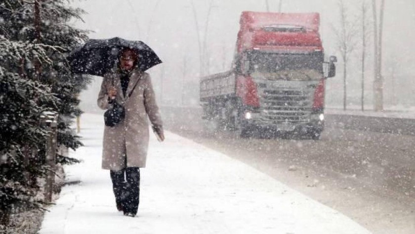 Kuvvetli kar yağışı ve don uyarısı! 21 Ocak Cuma Hava Durumu