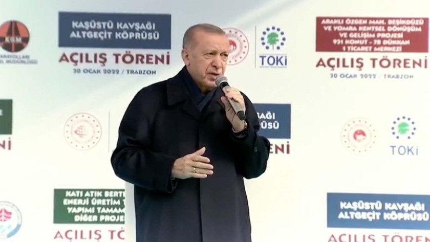Cumhurbaşkanı Recep Tayyip Erdoğan Trabzon'da konuştu! Yalancılığını..
