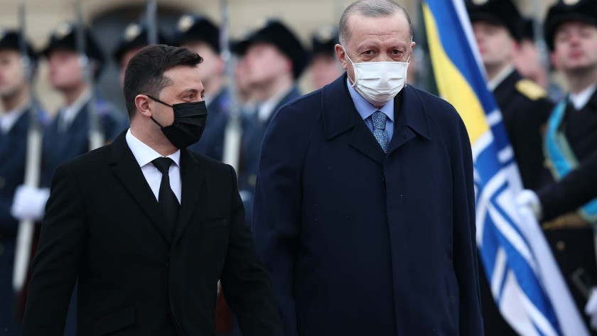 Cumhurbaşkanı Erdoğan'ın Zelenski ile görüşmesi başladı