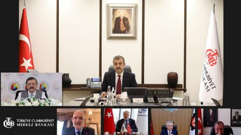 Merkez Bankası Başkanı Şahap Kavcıoğlu, TOBB Başkanı ile görüştü