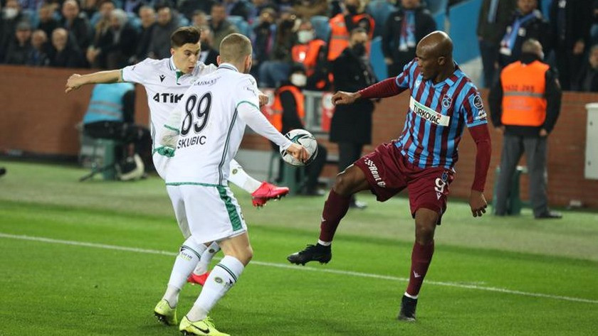 Trabzonspor - Konyaspor maç sonucu: 2-1 (Maç Özeti)