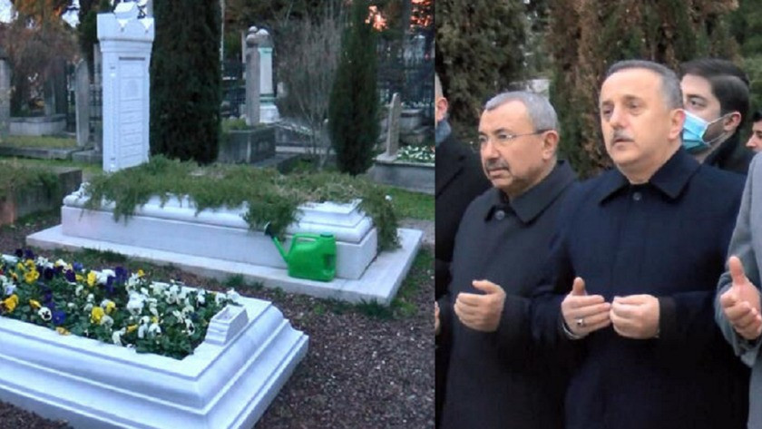 Koronadan hayatını kaybeden İBB Eski Başkanı Kadir Topbaş mezarı başında anıldı