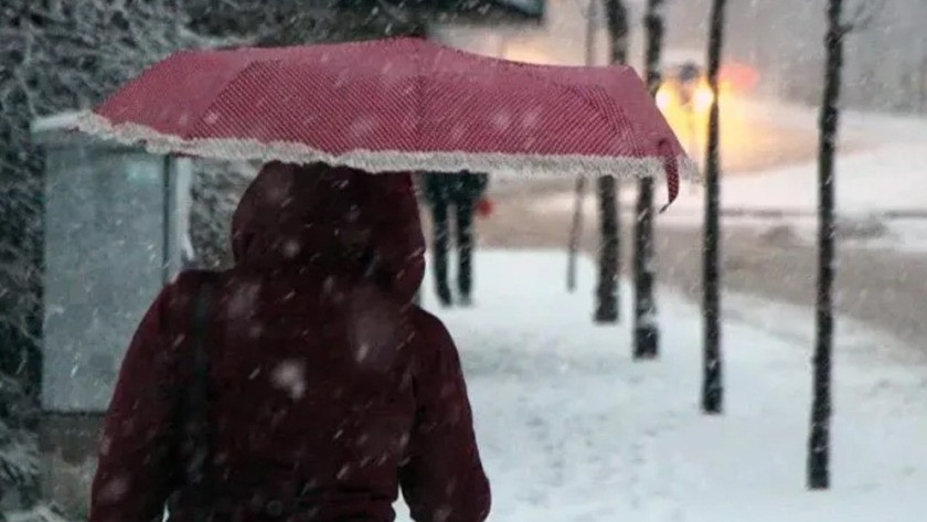 Meteoroloji'den 15 ile kar ve sağanak yağış uyarısı geldi!