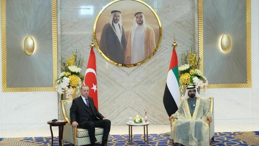 Cumhurbaşkanı Erdoğan, BAE devlet başkan yardımcısı ile görüştü