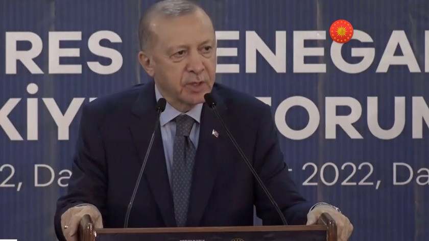 Cumhurbaşkanı Erdoğan, Türkiye-Senegal İş Forumu'nda konuştu