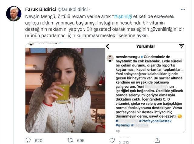Mengü'ye 'reklam' eleştirisi yapan Faruk Bildirici'ye Cüneyt Özdemir ve Özgür Demirtaş'tan tepki! - Sayfa 1