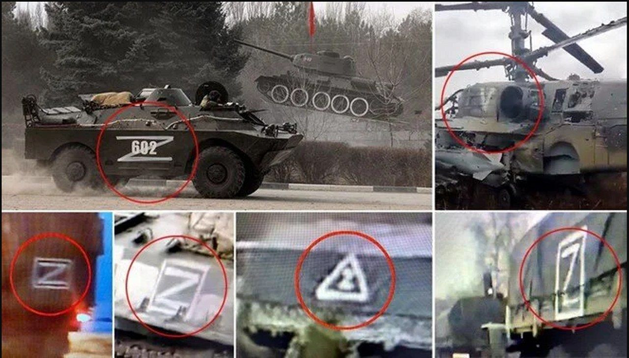 Rusya'nın askeri araçlardaki işaretler olay oldu! - Sayfa 1