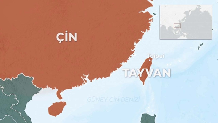 Çin savaş gemileri Tayvan'a giriş yaptı!