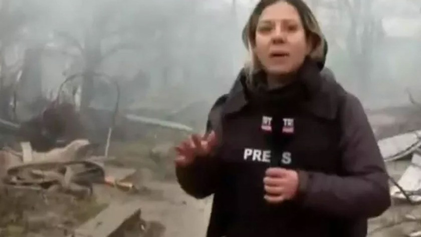 TRT Haber muhabiri Damla Bürçeler: Burası yeni vuruldu!