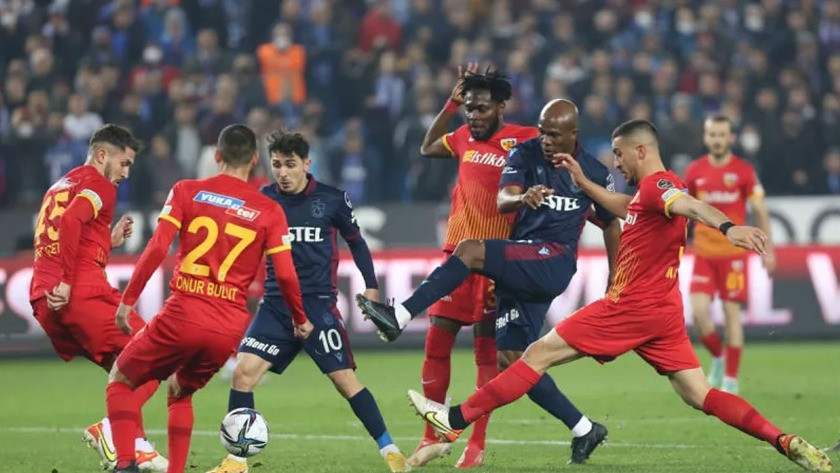 Trabzonspor, Kayserispor'u 3-2 mağlup etti