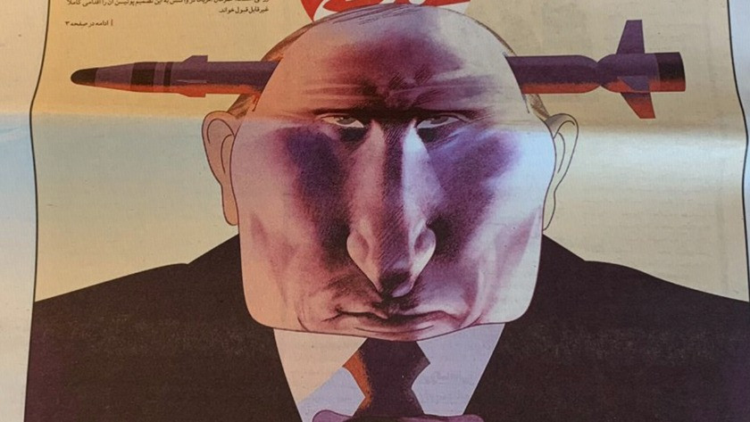 İran'dan Putin'i kızdıracak karikatür!