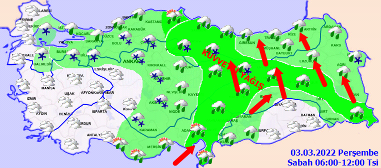 Meteoroloji uyardı: Kar yağışı geliyor! İşte 3 Mart Hava Durumu - Sayfa 4