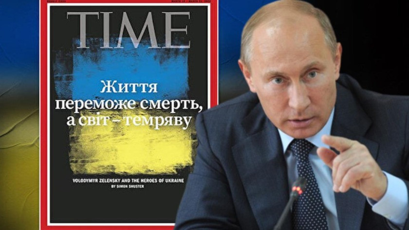 TIME dergisinden çarpıcı Ukrayna kapağı