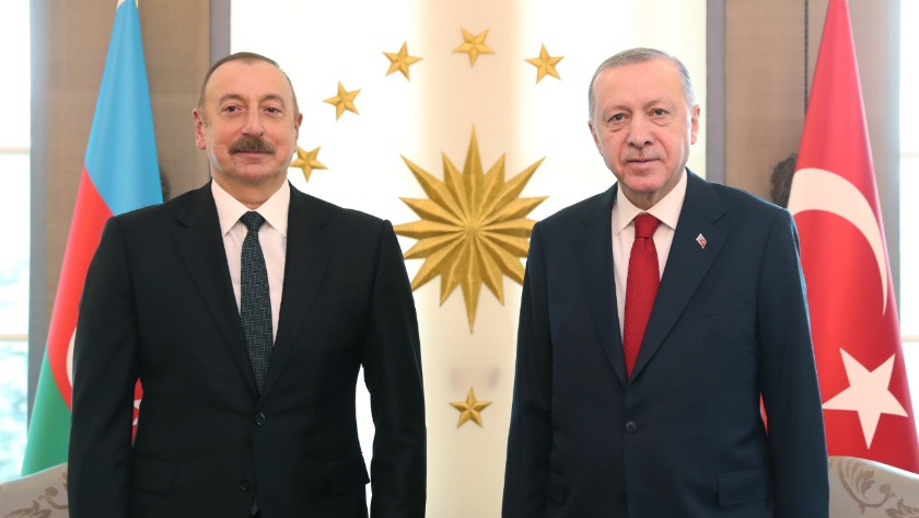 Cumhurbaşkanı Erdoğan ile İlham Aliyev bir araya geldi!