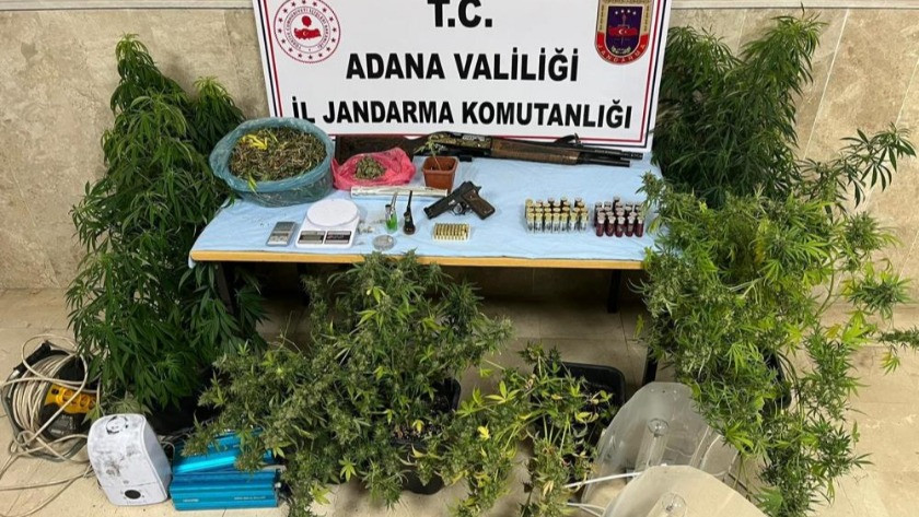 Adana'da evde uyuşturucu imalatına baskın operasyonu düzenlendi