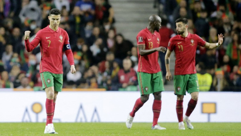 Kuzey Makedonya'yı yenen Portekiz, Dünya Kupası'na gidiyor