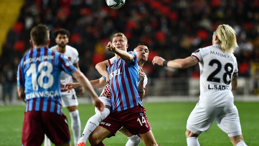 Gaziantep FK - Trabzonspor maçının kazananı olmadı!