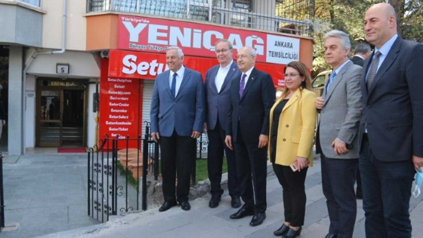Kılıçdaroğlu'dan Yeniçağ gazetesine ziyaret
