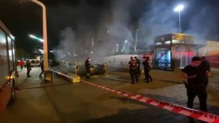 Taksim Metro İstasyonu'nda yangın paniği! Giriş ve çıkışlar kapatıldı