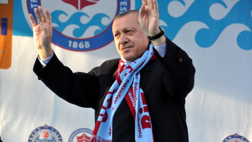 Cumhurbaşkanı Erdoğan'dan Trabzonspor'a tebrik mesajı!