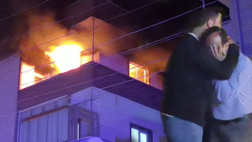 Alev alev yanan evini gözyaşıları içerisinde izledi! video - Sayfa 1