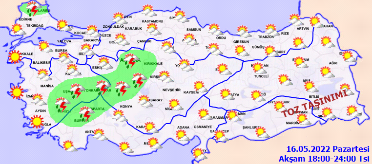Türkiye Geneli sıcaklıklar düşüyor! İşte 17 Mayıs Hava Durumu - Sayfa 2