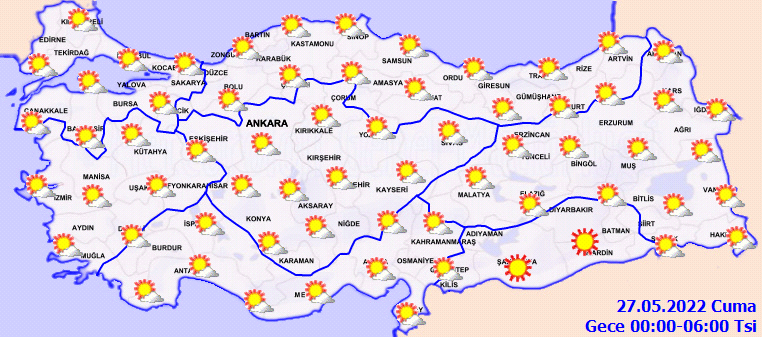 Meteoroloji yerel yağışlar konusunda uyardı! İşte 27 Mayıs Hava Durumu - Sayfa 3