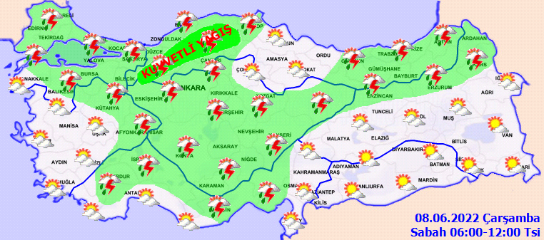 Kuvvetli yağışlar sürüyor! İşte 8 Haziran 2022 Hava Durumu - Sayfa 4