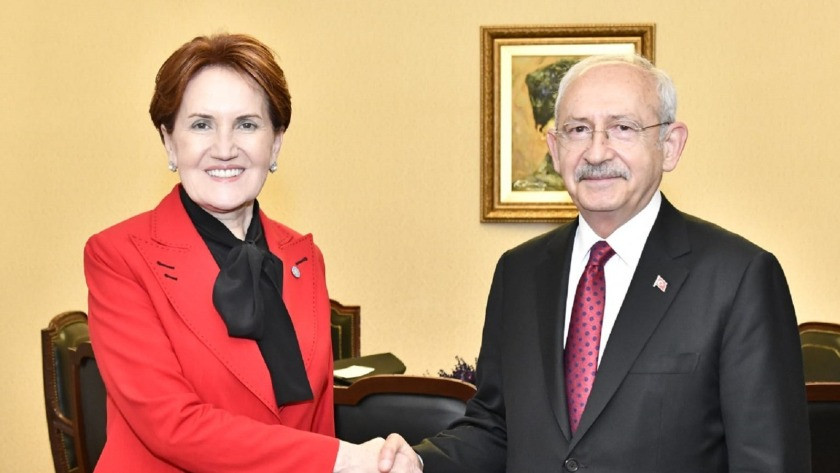 Meral Akşener, CHP Genel Başkanı Kılıçdaroğlu ile bir araya geldi