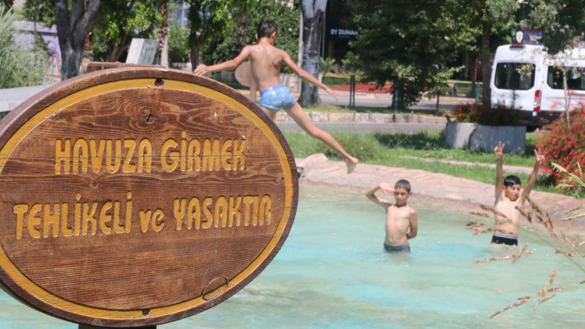 Antalya'da çocukların sus havuzunda tehlikeli serinliği!