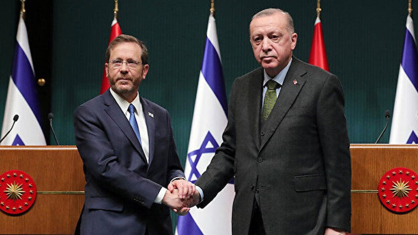 Cumhurbaşkanı Erdoğan, İsrailli mevkidaşı ile görüştü