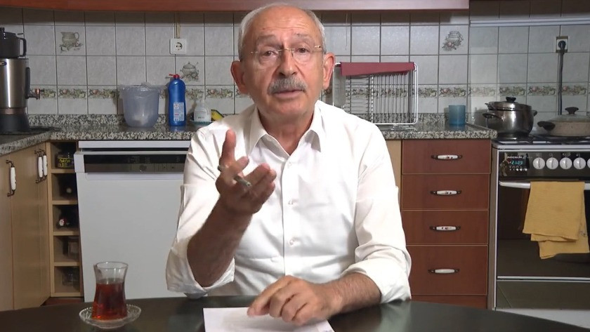 CHP lideri Kılıçdaroğlu, evinin mutfağından çektiği videoyu yayınladı