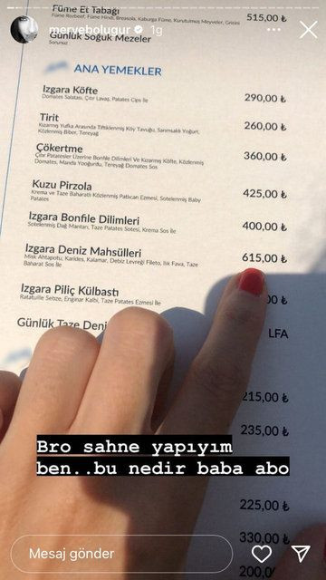 Merve Boluğur'dan Bodrum'da gittiği restoranın uçuk fiyatlarına tepki - Sayfa 2
