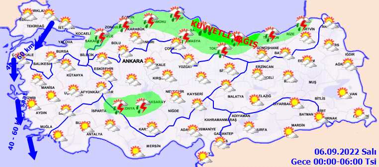 Karadeniz'e peşpeşe sağanak yağış uyarıları! 6 Eylül Hava Durumu - Sayfa 3