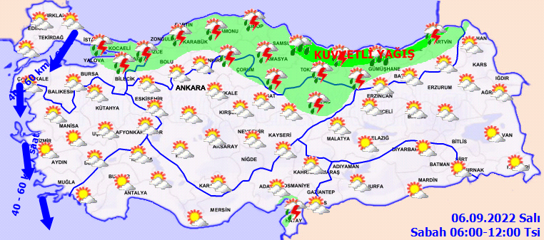Karadeniz'e peşpeşe sağanak yağış uyarıları! 6 Eylül Hava Durumu - Sayfa 4