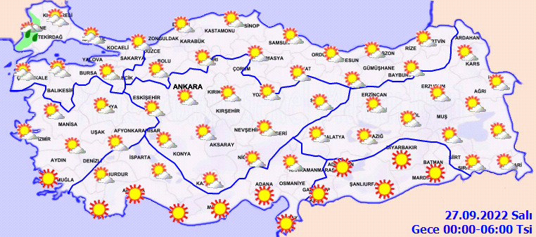 Meteoroloji'den Marmara'ya rüzgar uyarısı! 27 Eylül Hava Durumu - Sayfa 3