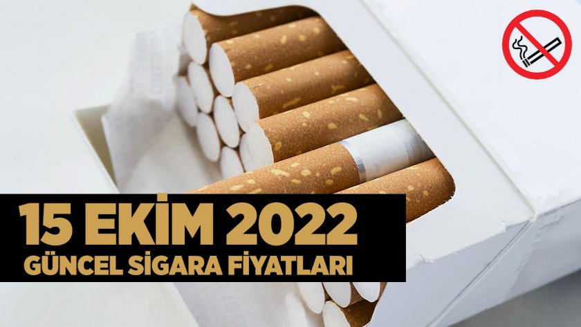 Sigara fiyatları ne kadar oldu 15 Ekim 2022? Sigaraya zam açıklandı