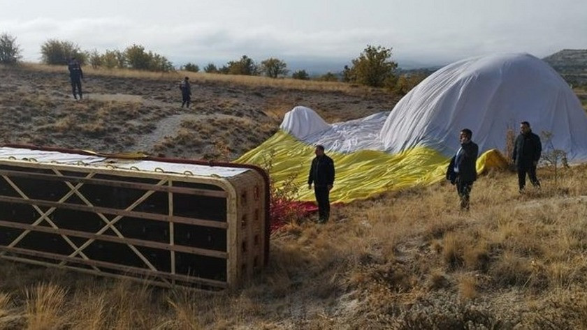 Kapadokya'da balon kazası: 2 turist hayatını kaybetti, 3 yaralı var