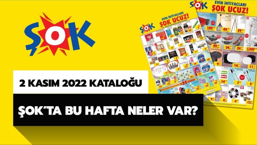 ŞOK'ta bu hafta neler var? ŞOK 2 Kasım 2022 aktüel ürünler kataloğu!