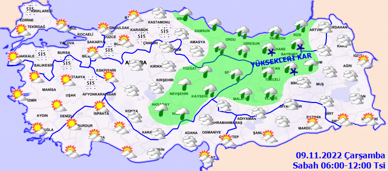 Yurdun doğu kesimlerinde yağışlar artıyor! 9 Kasım Hava Durumu - Sayfa 4