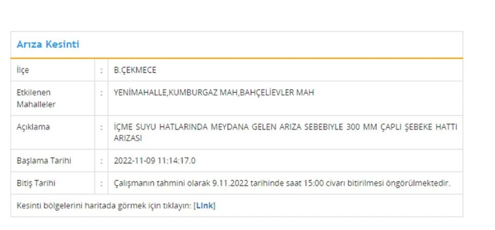 İSKİ duyurdu... İstanbul'un 5 ilçesinde 8 saatlik su kesintisi! 9 Kasım su kesintisi olan ilçeler - Sayfa 4