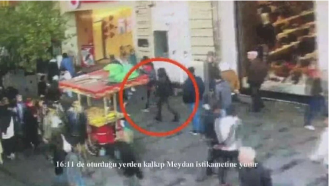 İstiklal bombacısının yeni görüntüleri ortaya çıktı! İşte dakika dakika teröristin görüntüleri - Sayfa 1