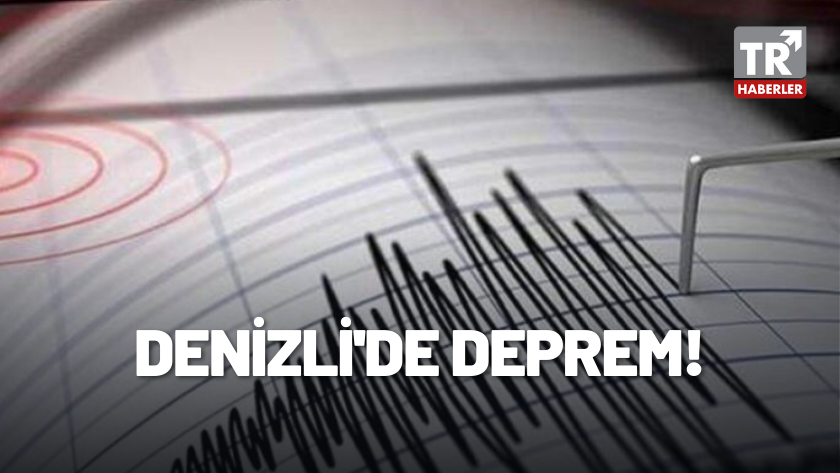 Denizli'de deprem paniği! 3.2 büyüklüğünde deprem meydana geldi