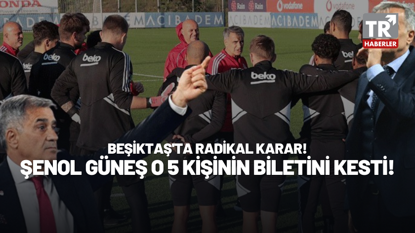 Şenol Güneş, Beşiktaş'ta o 5 kişiyle devam etmek istemiyor!
