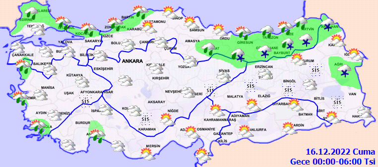 Karadeniz bölgesine kuvvetli yağış uyarısı! 16 Aralık 2022 Hava Durumu - Sayfa 3